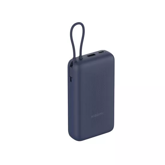 პორტატული დამტენი Xiaomi 33W Power Bank 20000mAh Integrated Cable (BHR8975GL) - ლურჯი