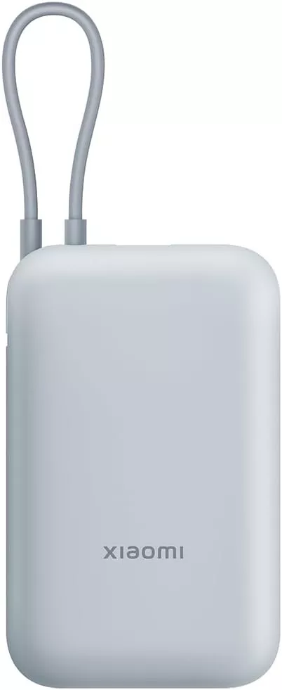 პორტატული დამტენი Xiaomi 33W Power Bank 10000 (Integrated Cable) - ლურჯი GL