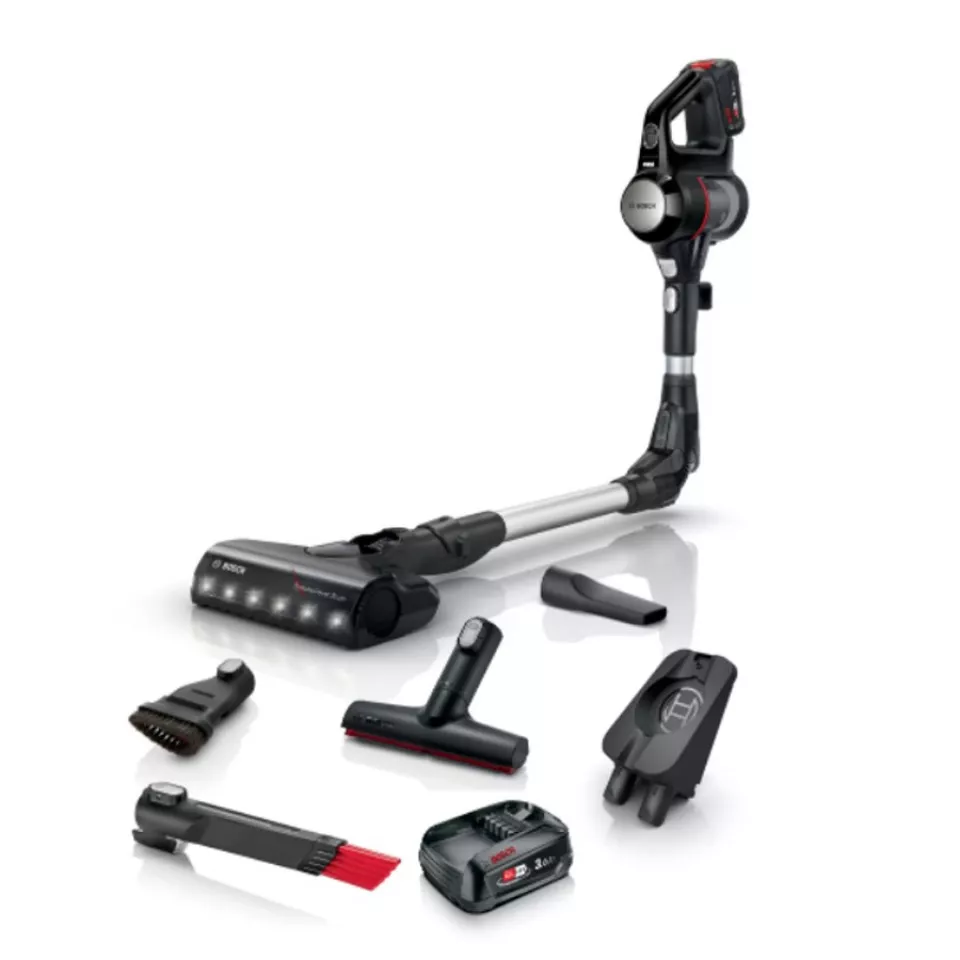 მტვერსასრუტი Bosch BCS712XXL Unlimited 7 Rechargeable მტვერსასრუტი შავი / ვერცხლისფერი