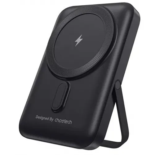 მაგნიტური უსადენო დამტენი Choetech B743 10000mAh PD20W - შავი
