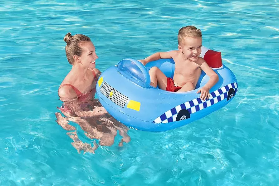 გასაბერი ნავი Police Car Baby Boat Float Bestway 97x74 (34153)
