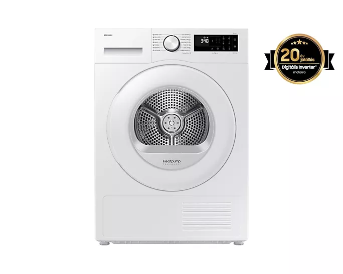 საშრობი Samsung DV90DG52A0TELE 9 Kg თეთრი