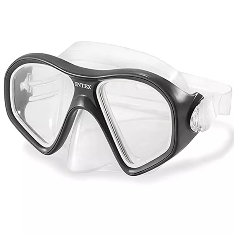საცურაო ნიღაბი Swimming Mask Intex Reef Rider 14+ (55977) - შავი + ლურჯი