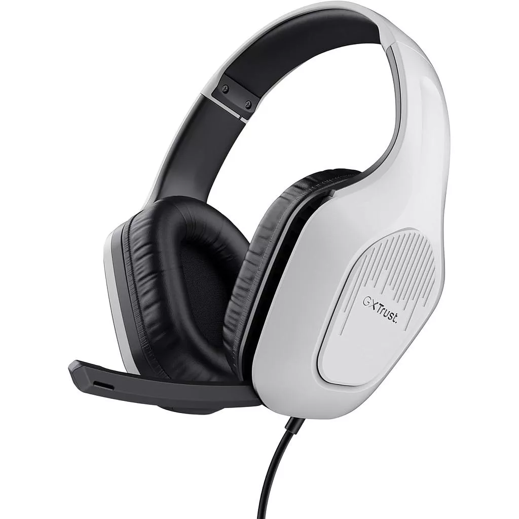 გეიმინგ ყურსასმენი Trust GXT 415W Zirox - თეთრი