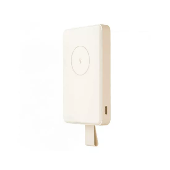 მაგნიტური პორტატული დამტენი Xiaomi 6000mAh 5W (BHR9074GL) - კრემისფერი