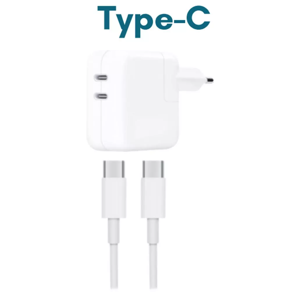 დამტენი Kensa PW-303 With Cable Type-C 50W - თეთრი