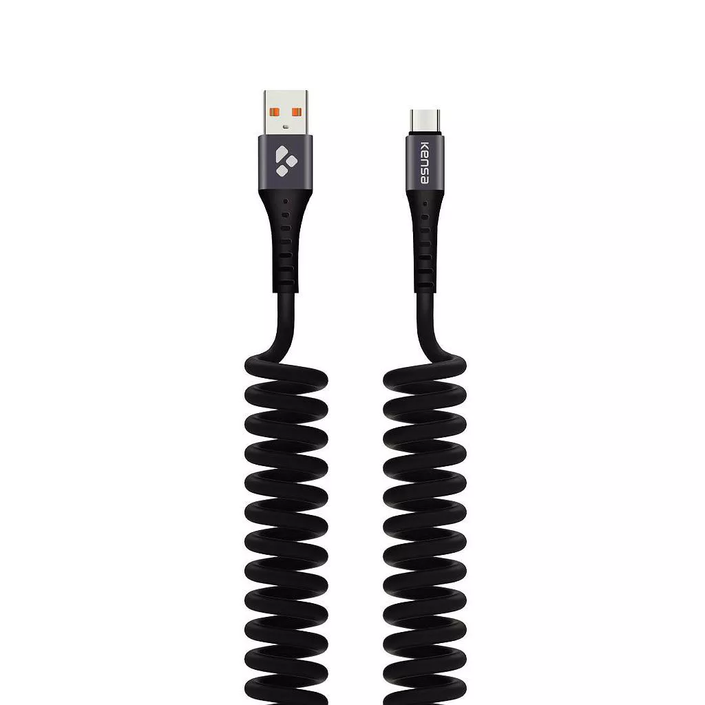 კაბელი USB-C / Kensa KC-172 to USB-A Cable 1.5m - შავი