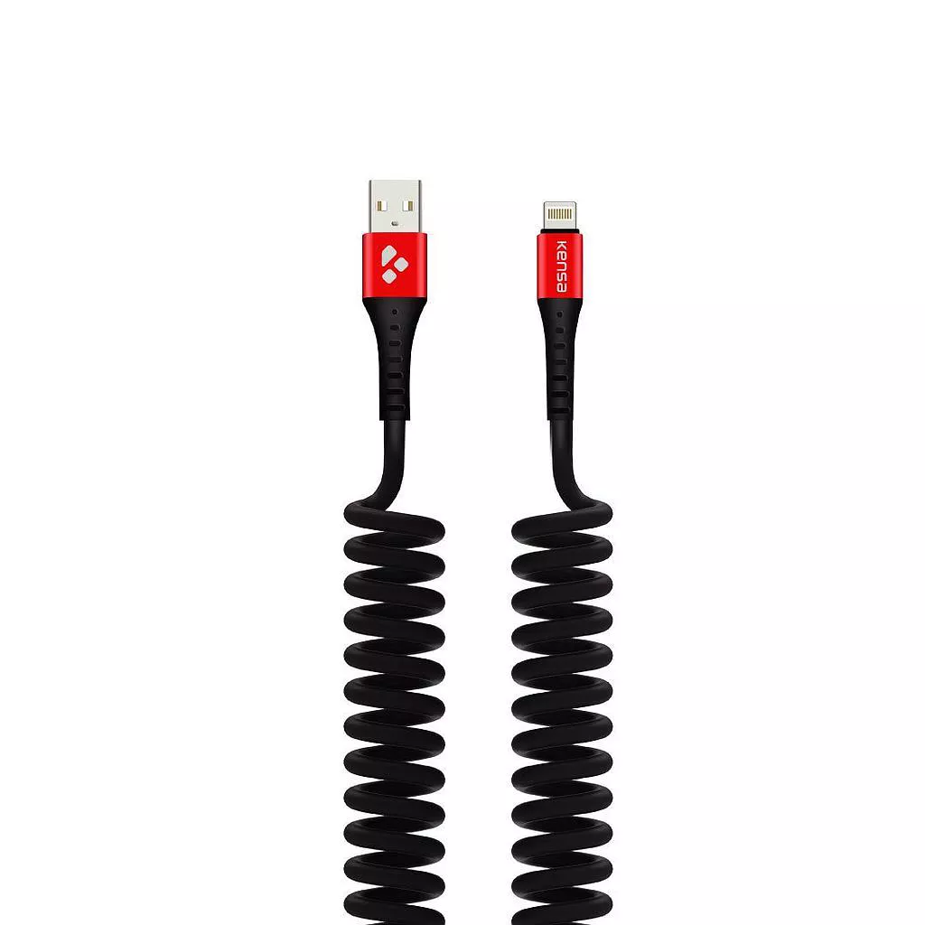 კაბელი / Kensa KC-174 to USB-A Cable 1.5m - წითელი