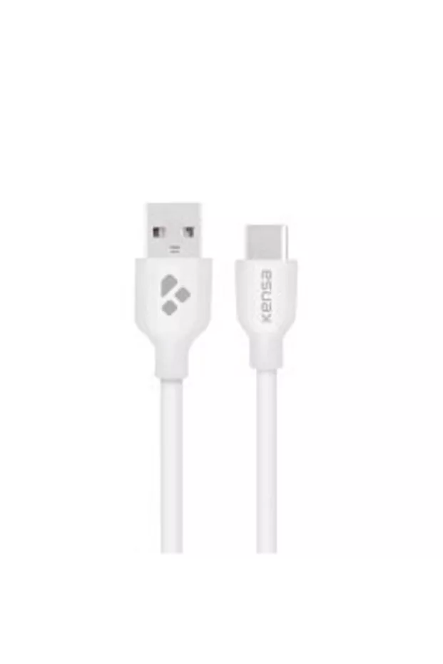 კაბელი USB-C / Kensa DK-152 to USB-A Cable 1.2m - თეთრი