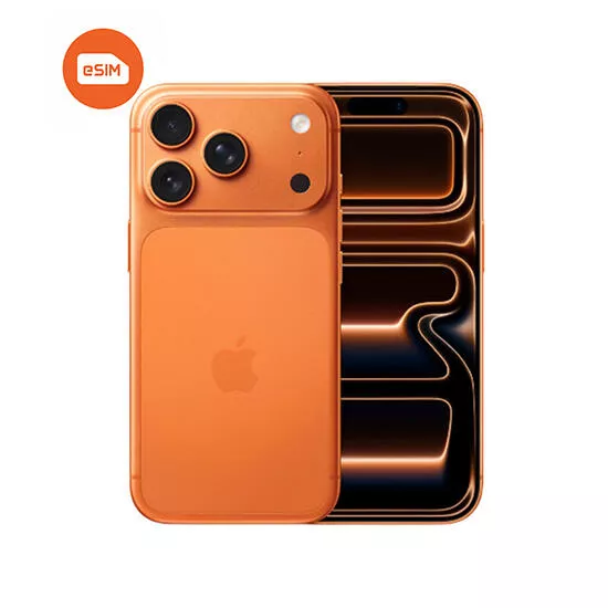 სმარტფონი Apple iPhone 17 Pro 256GB e-SIM Only - კოსმოსური ნარინჯისფერი