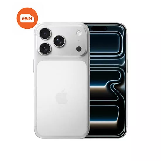 სმარტფონი Apple iPhone 17 Pro 256GB e-SIM Only - ვერცხლისფერი
