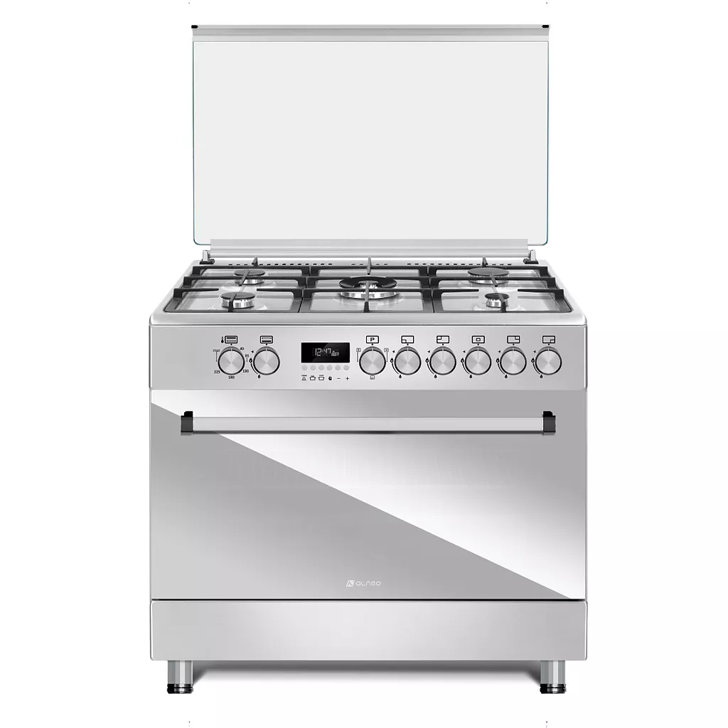 გაზქურა Alneo ALN 9060 ვერცხლისფერი (01697)