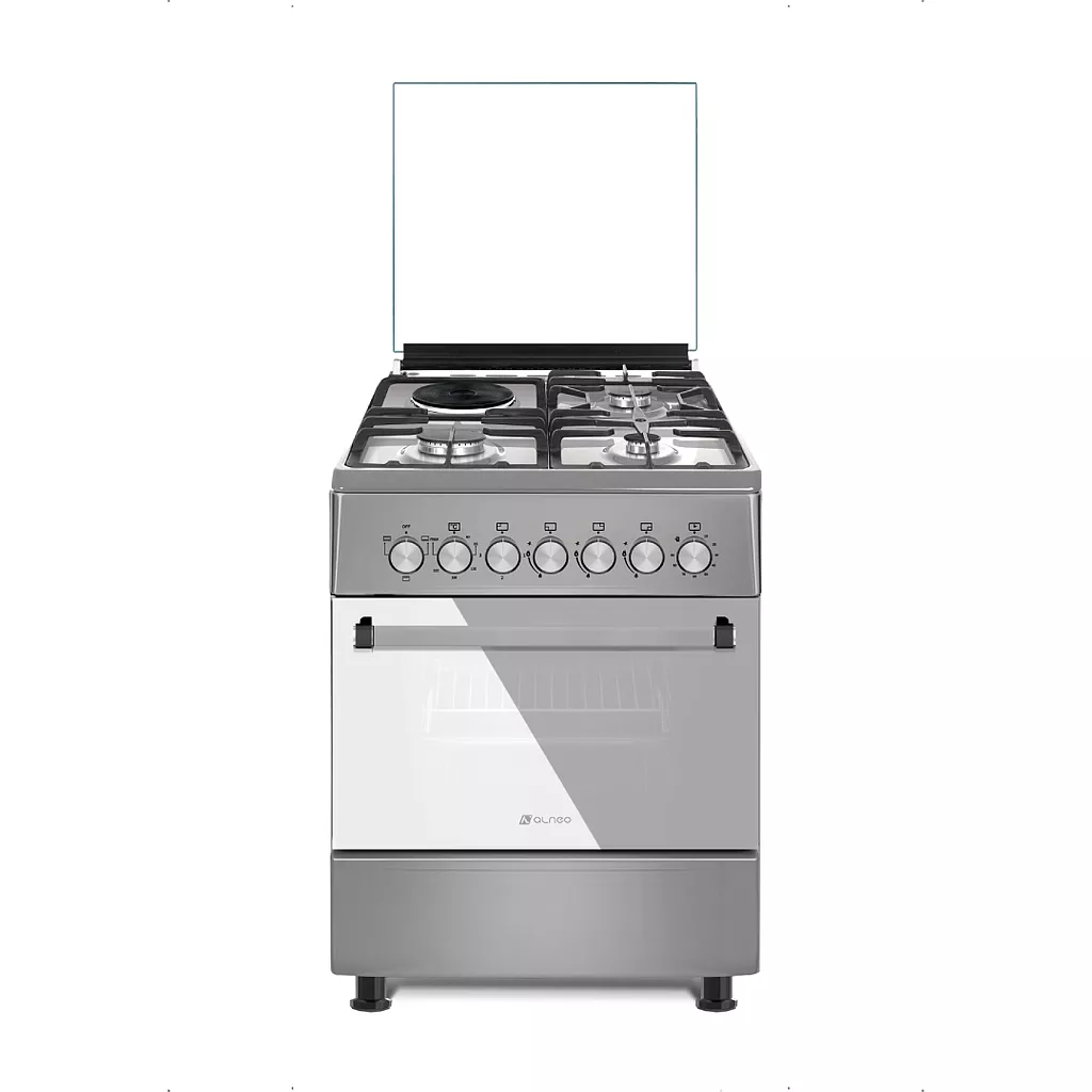 გაზქურა Alneo ALN 6080B ვერცხლისფერი (01690)