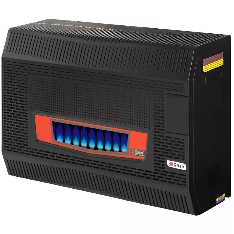 გაზის გამათბობელი Gilan GDS-301-C შავი შუშა (0810)/120 m2