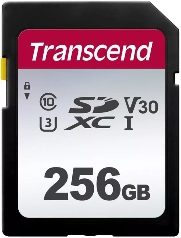 მეხსიერების ბარათი SDXC Memory Card Transcend UHS-I 256GB U3 V30