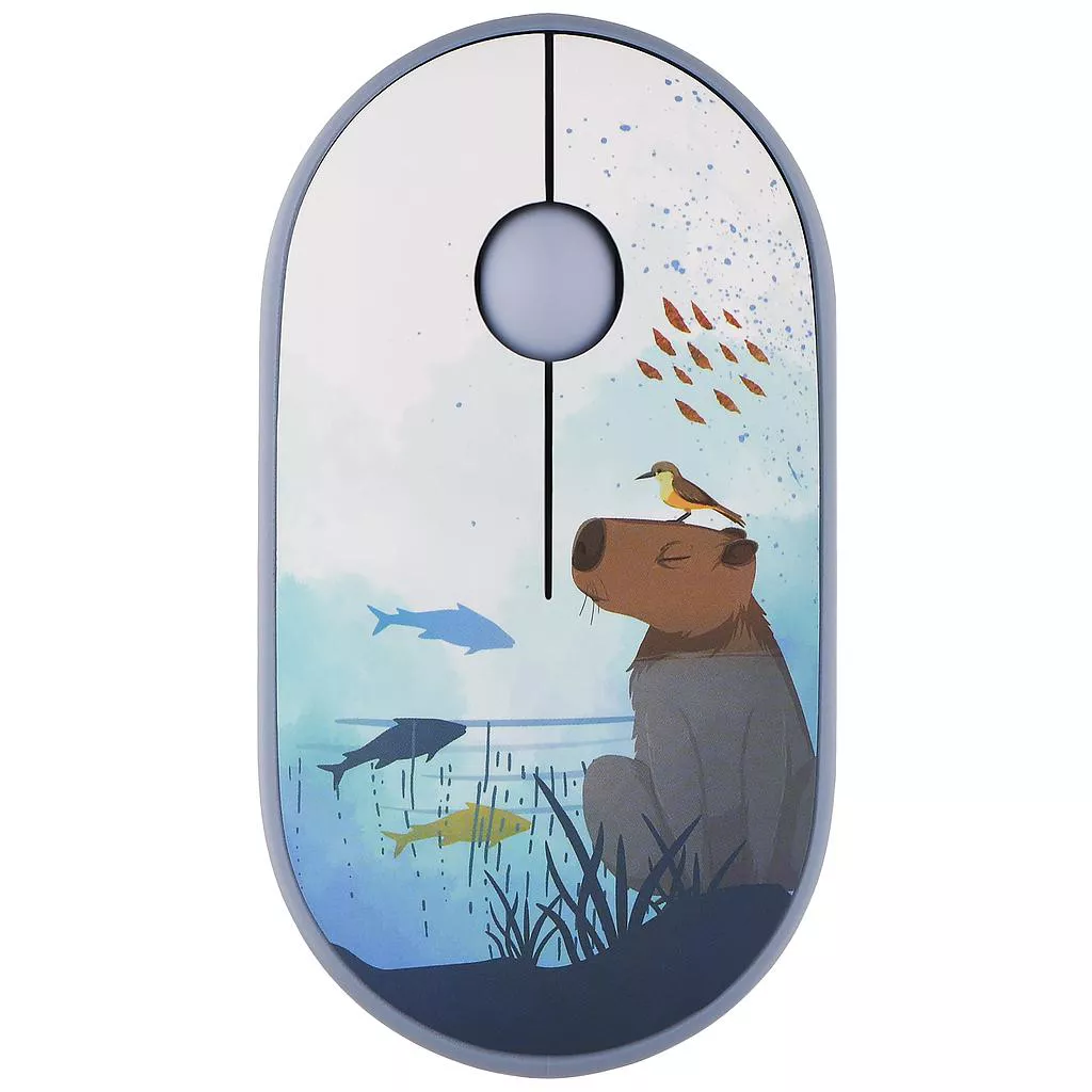 უსადენო მაუსი 2E MF300 CAPYBARA:SWIM Silent (2E-MF300WCAPIBARABL) - ლურჯი
