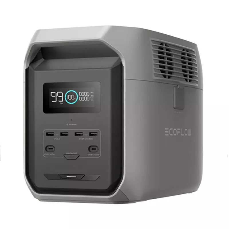 პორტატული დამტენი EcoFlow DELTA 3 1500 - ვერცხილსფერი