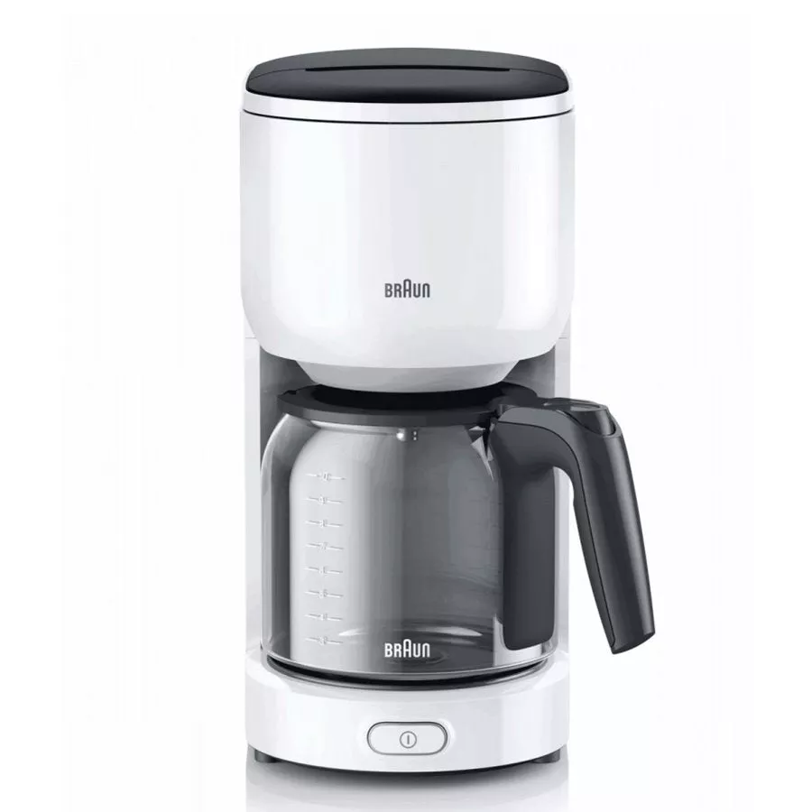 წვეთოვანი ყავის აპარატი Braun KF3120WH თეთრი