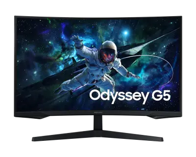 Curved Gaming Monitor Samsung 32" Odyssey G5 Black (LS32CG550EIXCI)