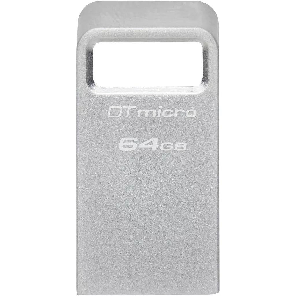 Flash Drive Kingston DataTraveler Micro 64GB USB 3.2 (DTMC3G2/64GB) - Silver