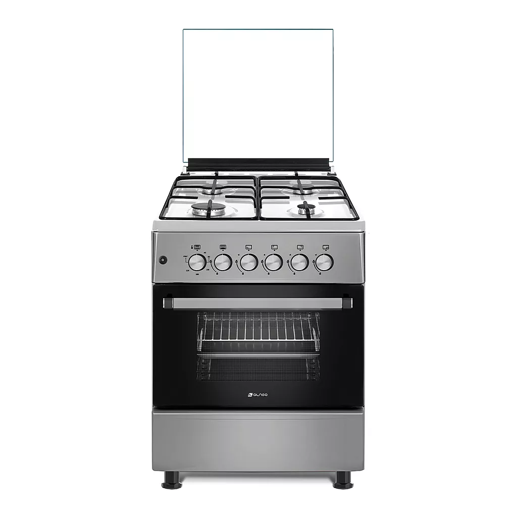 Gas Cooker Alneo ALN 6070B INOX (01710)