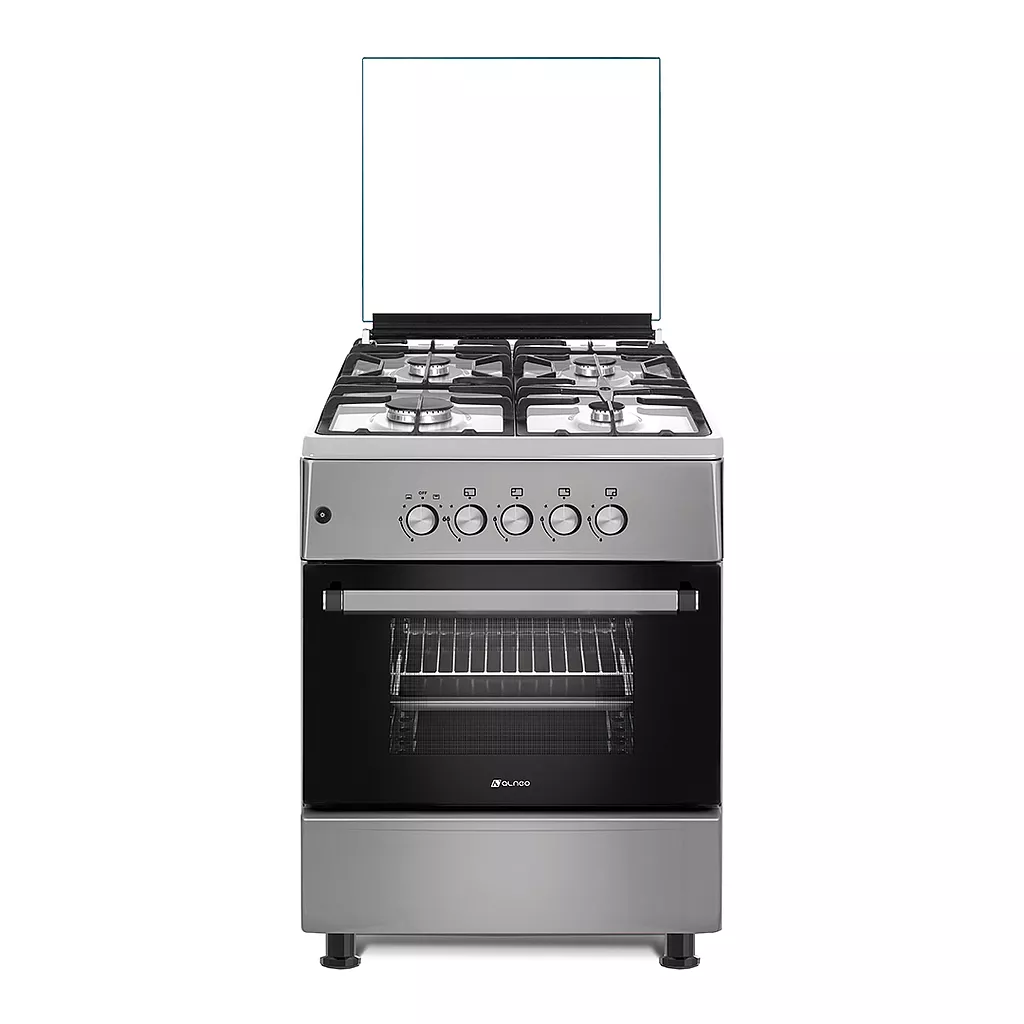 Gas Cooker Alneo ALN 6070B Inox (01714)