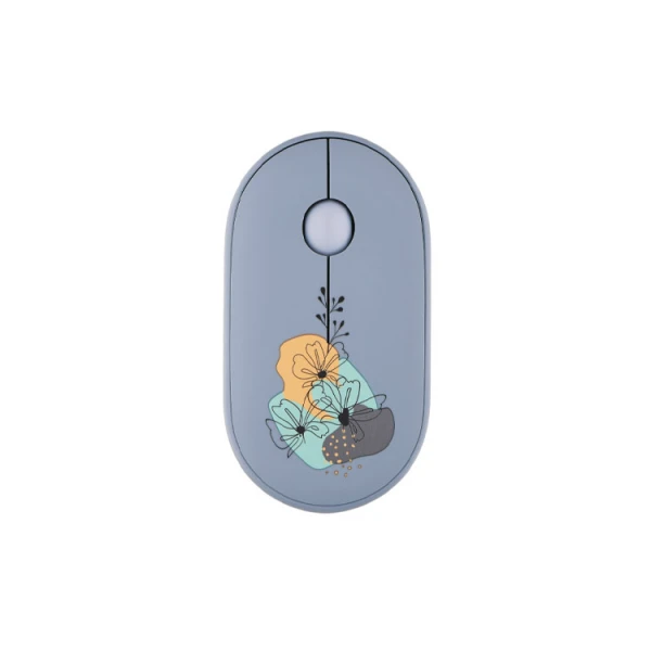 Mouse 2E MF300 FLORA:MALLOW Silent WL BT (2E-MF300WFLORABL) - Blue