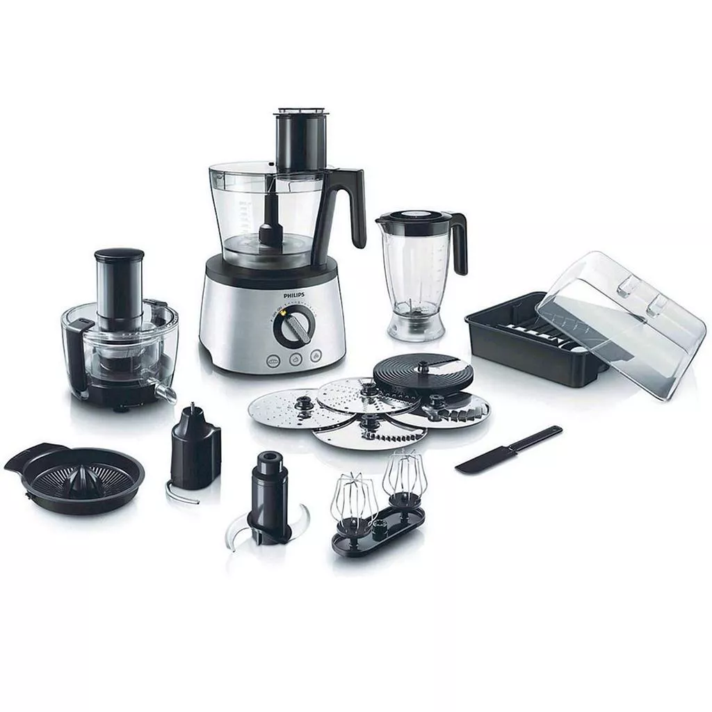 Kitchen Machine Philips HR7778/01 Black / Silver