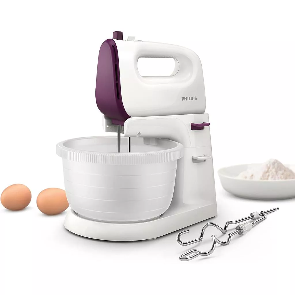 Stand Mixer Philips HR3745/11 White