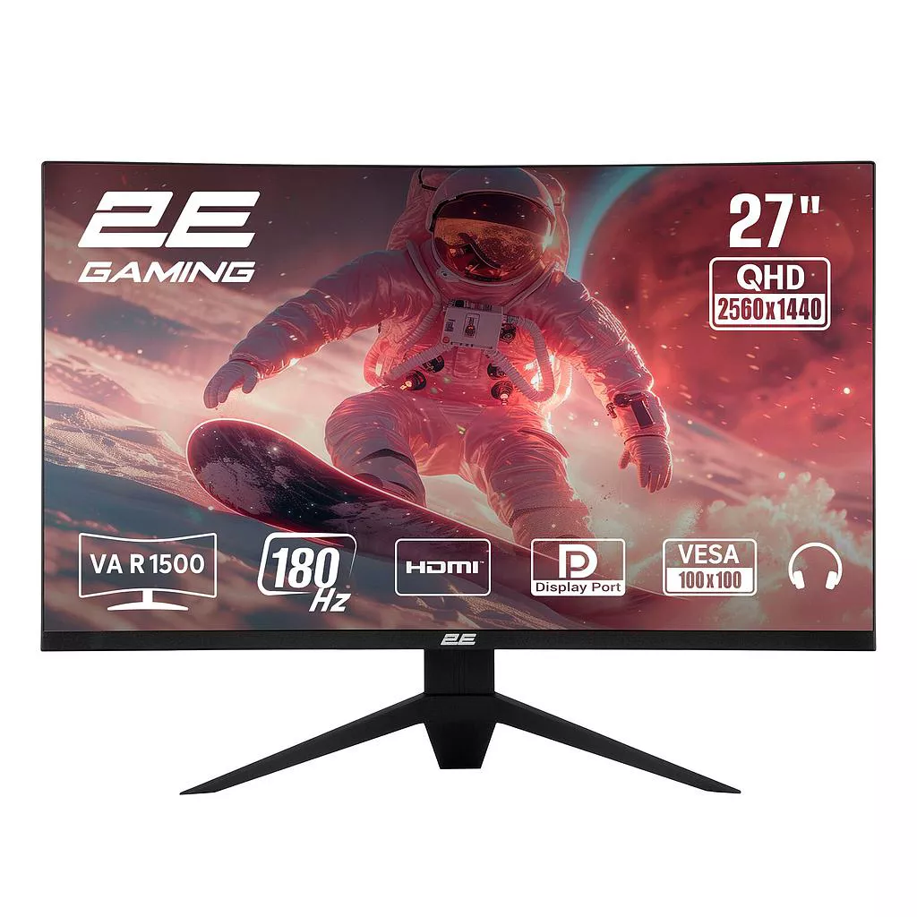Curved Gaming Monitor 2E G2725BV 27" (2E-G2725BV-01.UA) - Black