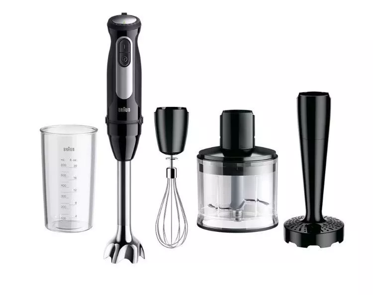 Hand Blender Braun MQ55307MBK Black / Silver