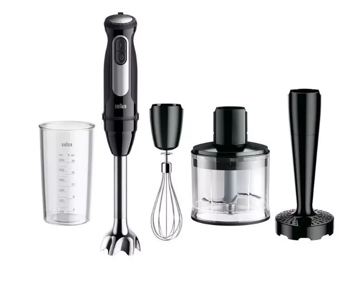 ხელის ბლენდერი Braun MQ55307MBK შავი / ვერცხლისფერი