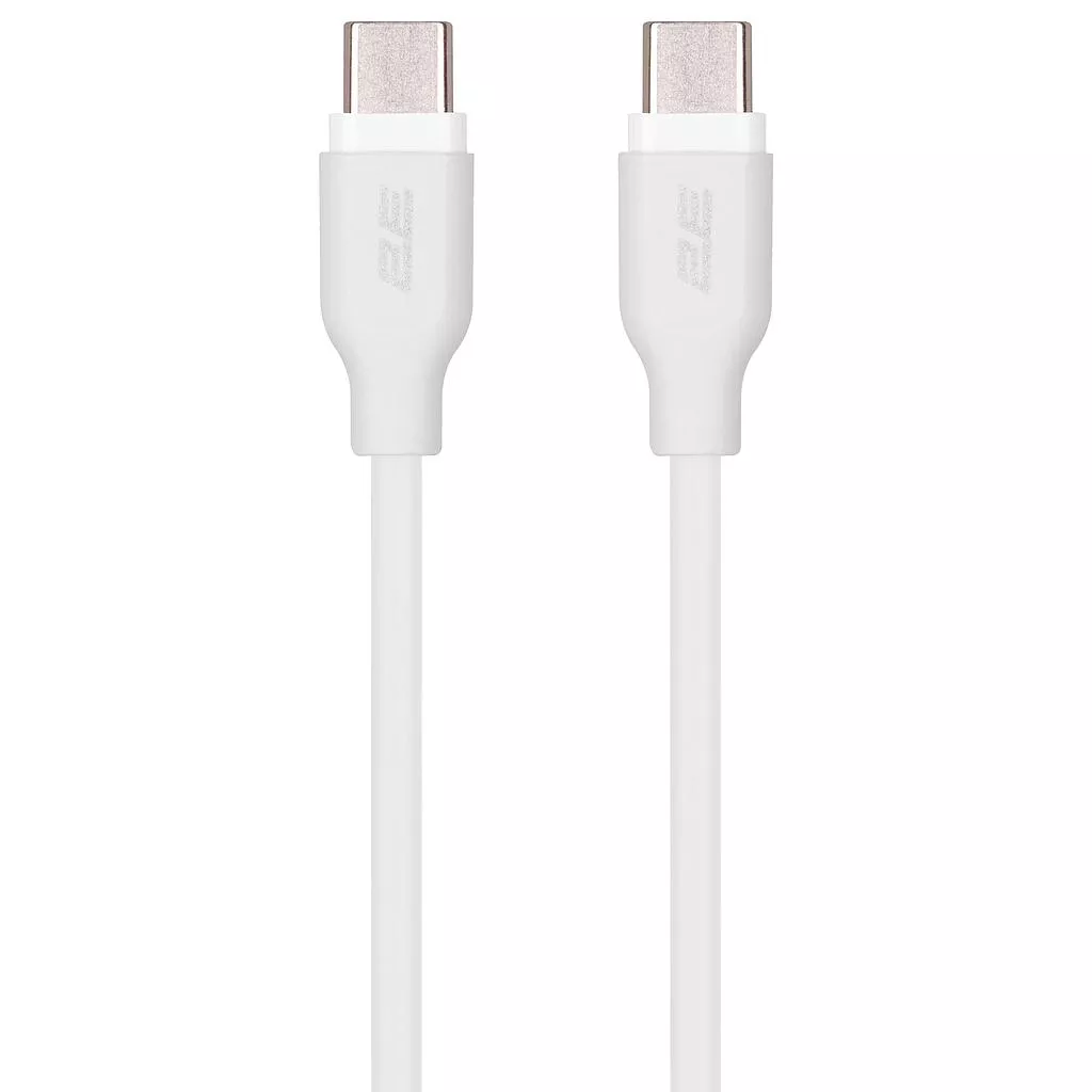 USB-C / 2E to USB-C Charging Cable 1m Glow 60W (2E-CCCC-WH) - White