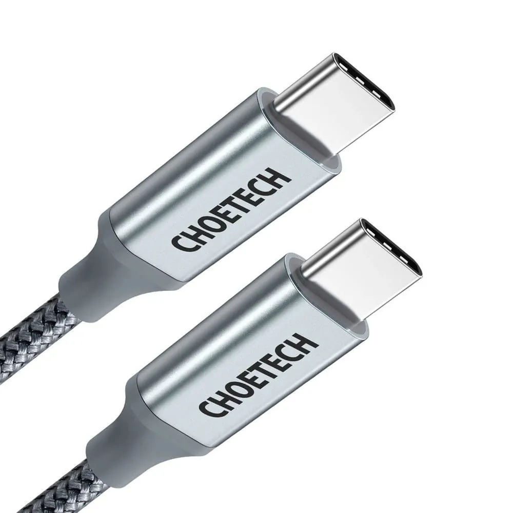 USB-C / Choetech XCC-1008 PD100W to USB-C Charging Cable (01.02.03.XCC-1008-BK-PE) - Grey