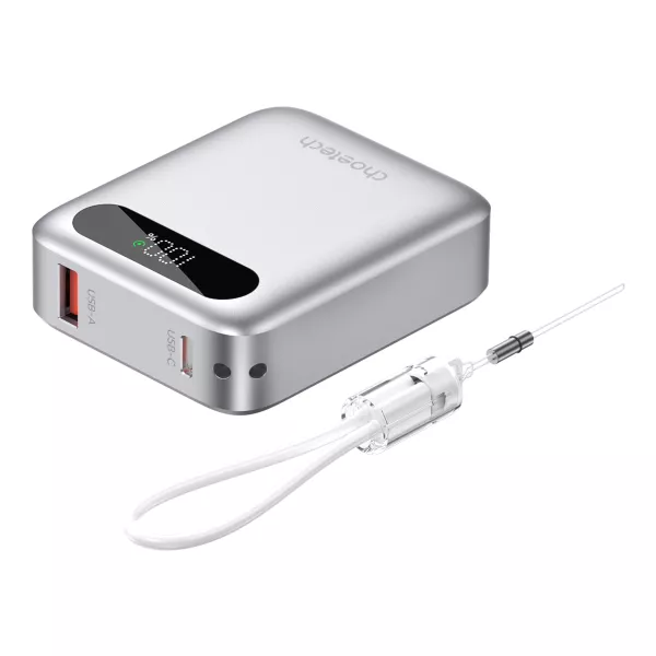 Powerbank Choetech B860 PowerLeap 10000mAh Dual USB - Silver