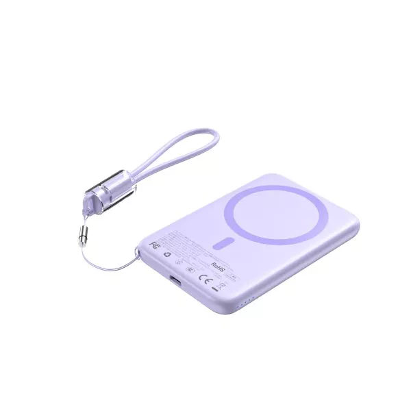 Wireless Magnetic Powerbank Choetech B861 5000mAh PD20W - Purple