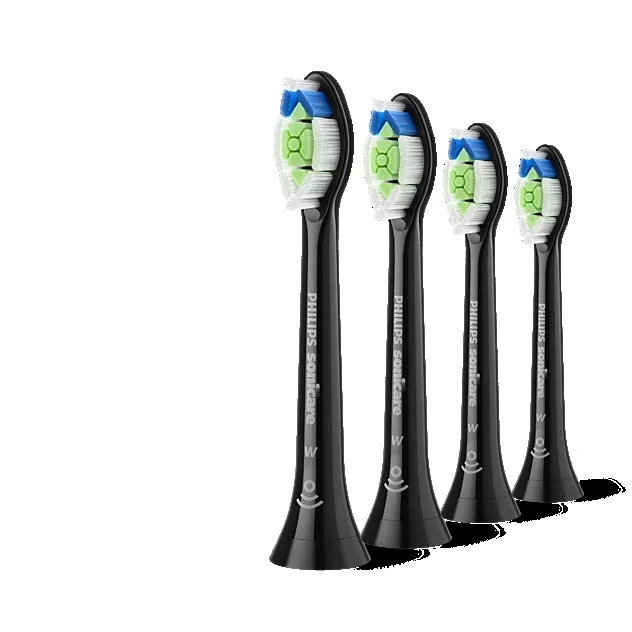 კბილის ჯაგრისის თავაკები Philips Sonicare Optimal White HX6064/88 შავი