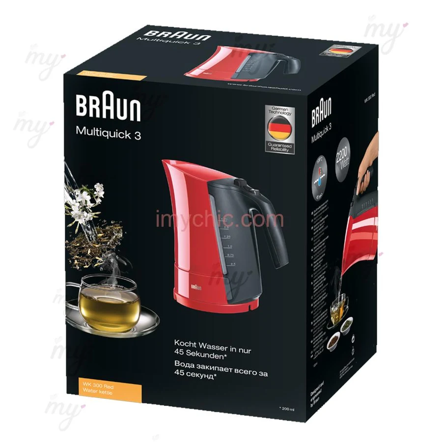 ელექტრო ჩაიდანი Braun WK300 თეთრი