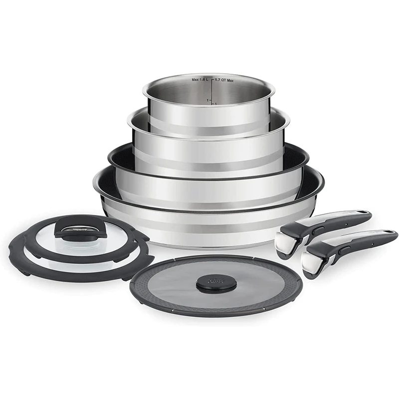 Tefal ჭურჭლის ნაკრები 9 ერთეული L9569132