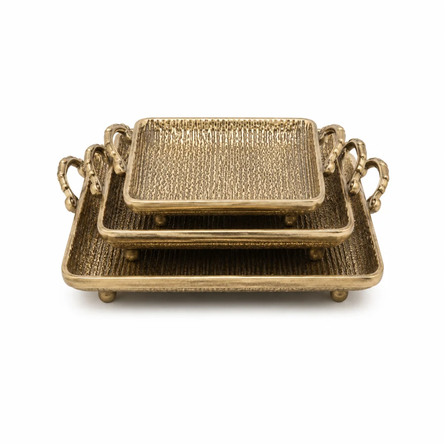 მეტალის დეკორატიული ლანგარი კომპ. 82060