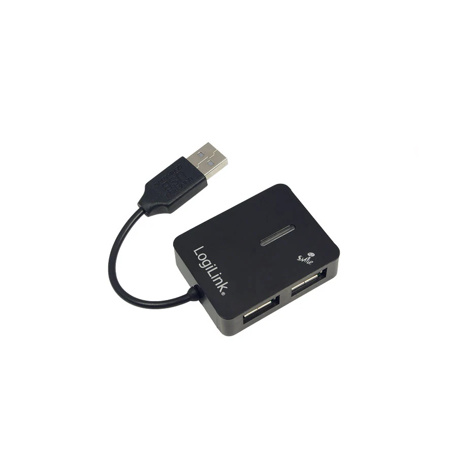 ადაპტერი Logilink UA0139 USB 2.0 Hub 4-Port black