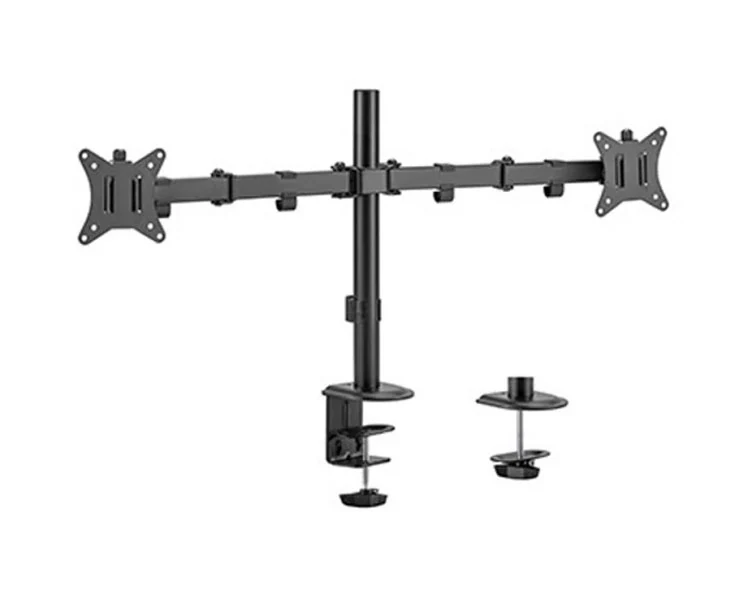 მონიტორის საკიდი Gembird MA-D2-01 Adjustable desk 2-display mounting arm 17"-32"