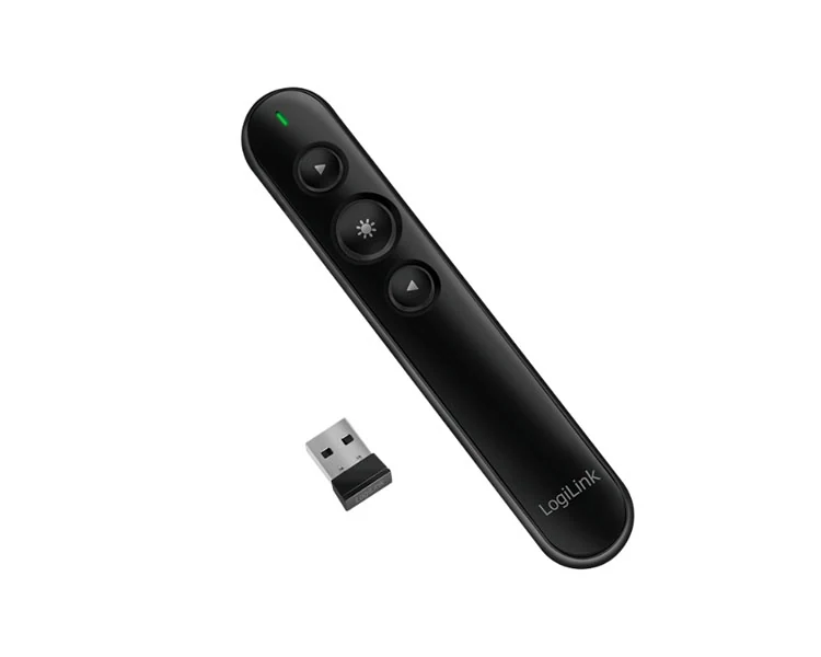 პრეზენტერი Logilink ID0190 Wireless Presenter, 2.4 GHz, Laser Pointer