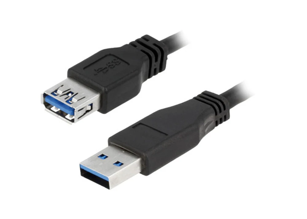 კაბელი LogiLink CU0042 Extension Cable USB 3.0 Type A to Type A Black 2m
