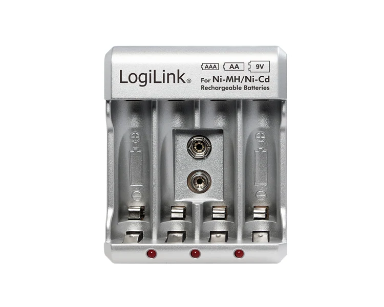 სამუხტი Logilink PA0168 Battery Charger 4x AA or 4x AAA and 1x 9V battery