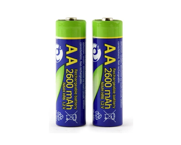 ელემენტი Gembird EG-BA-AA26-01 Ni-MH rechargeable AA batteries 2-Pack