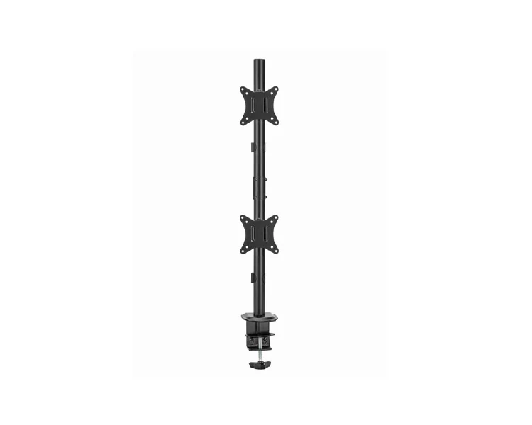 მონიტორის საკიდი Gembird MA-D2-02 Adjustable 2-display vertical desk mount 17"-32"