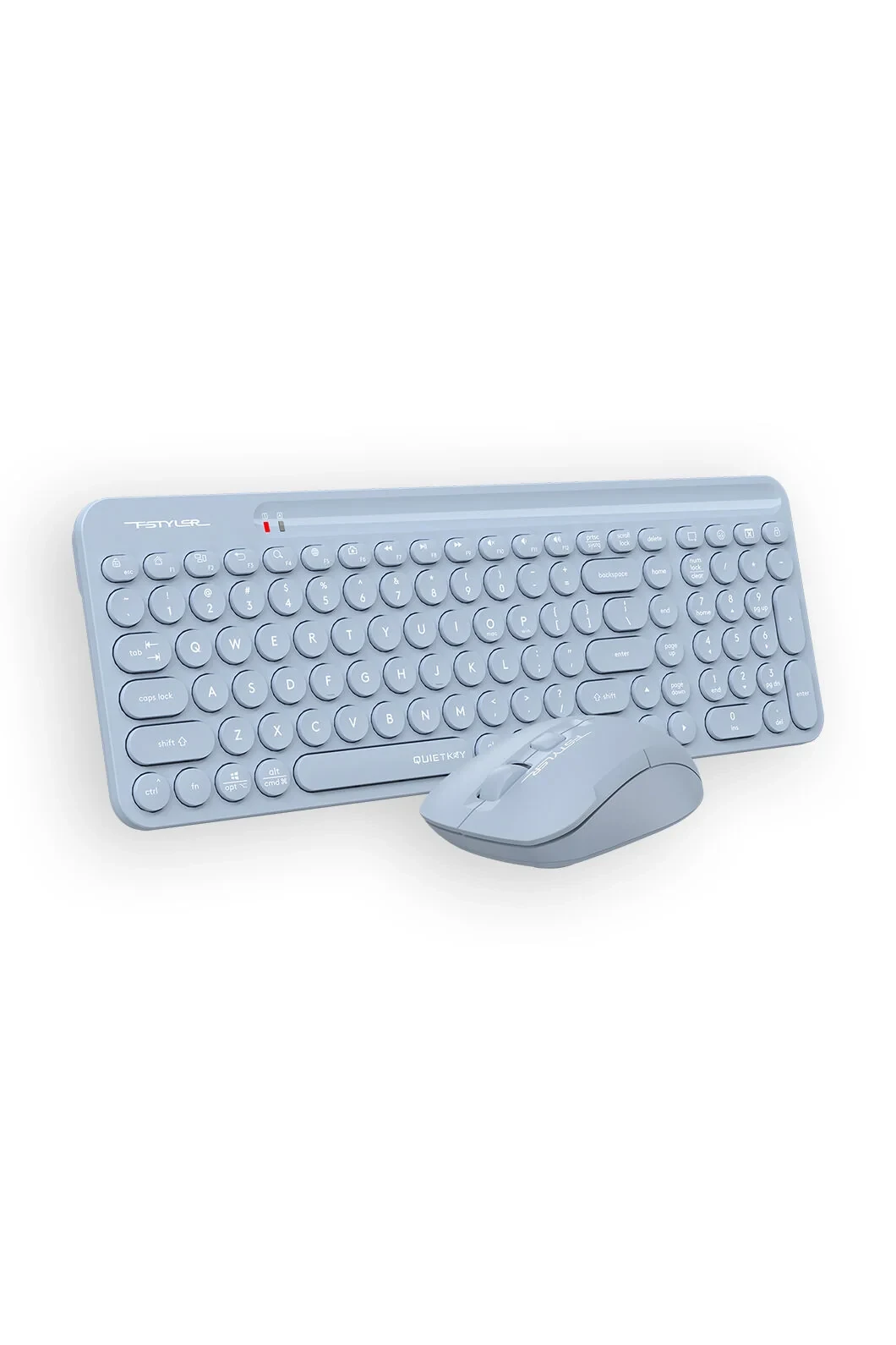 კლავიატურა-მაუსი A4Tech Fstyler FG3300 Air2 QuietKey 2-Zone Combo Desktop Blue