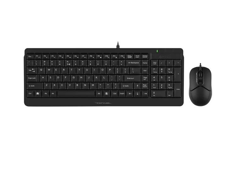 კლავიატურა-მაუსი A4Tech Fstyler F1512 2-Section Desktop Set Black