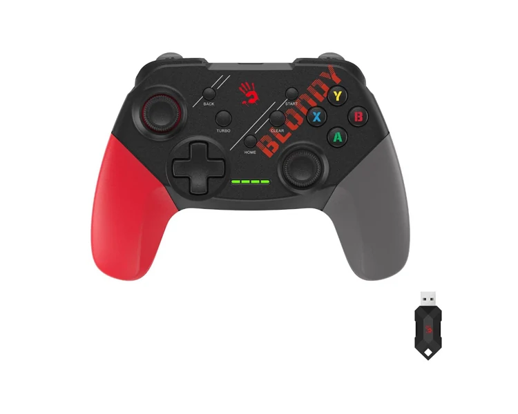 ჯოისტიკი A4Tech Bloody GPW50 2.4G Wireless & USB Gaming Controller Sports Red